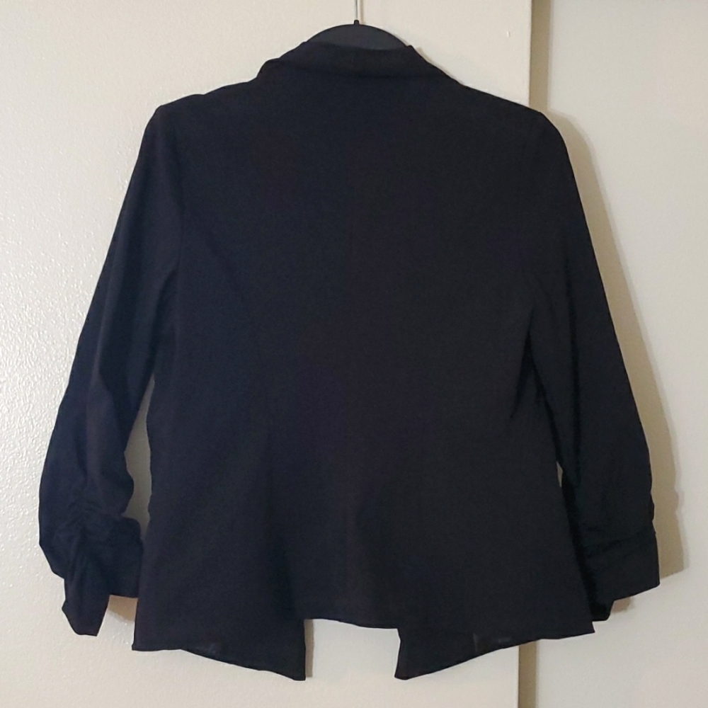 Leighton Open Blazer Rouched 3/4 sleves Size S - Picture 5 of 7